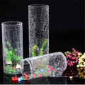 wholesale brilliant glass vase crystal glass decoration creative table glass vase flower vase